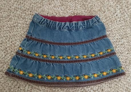 Riflová sukňa, h&m,86