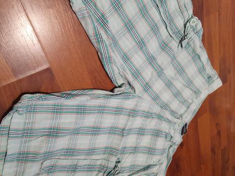 Bavlnené pánske kockované šortky veľ. 33, kapsáče, l