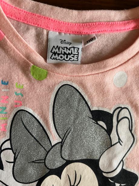 Tričká s minnie mouse a motýlikmi dvojbalenie, disney,110