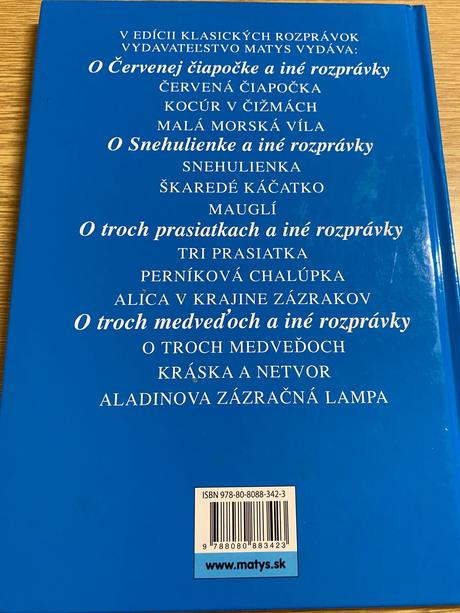 O snehulienke a iné rozprávky matys veľké písmená, 