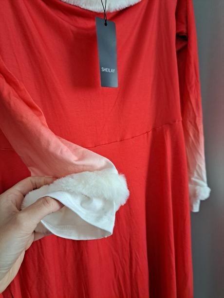 Dámske mikulášske šaty, l