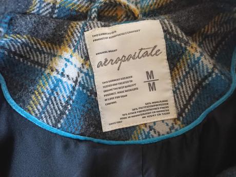 Aeropostale vlnený kabát, aeropostale,s