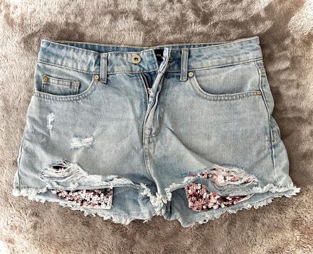 Denim dámske šortky, reserved,36