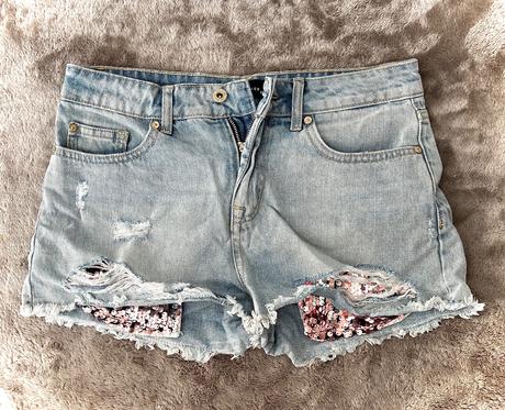 Denim dámske šortky, reserved,36