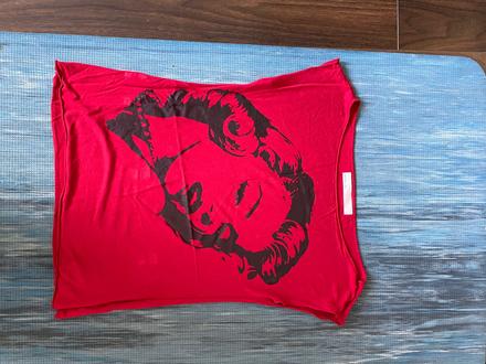 Tričko krátky rukáv bavlnené potlač marilyn monroe, s