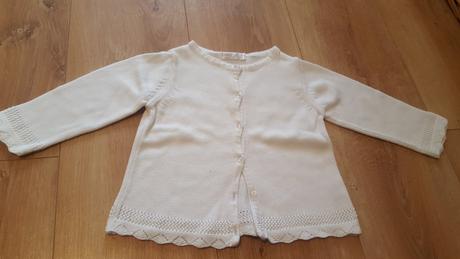 Biely svetrík, m&co,80