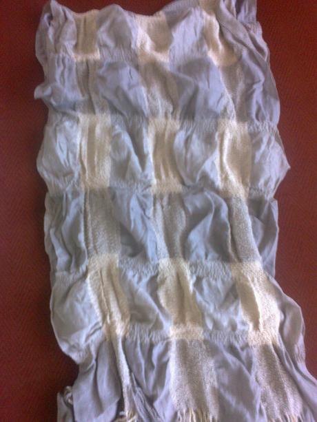 Šálik riasený, xl