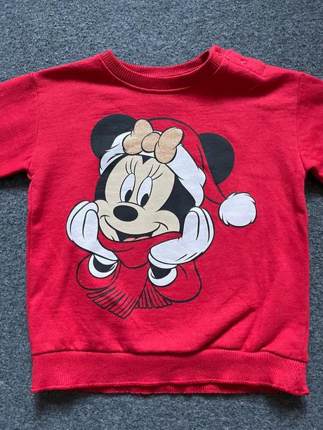 Vianočná mikina minnie, sinsay,98