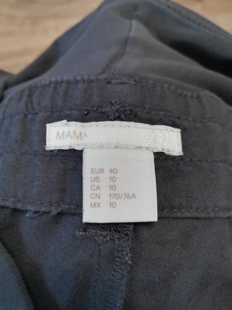 Tehotenské nohavice, h&m,40