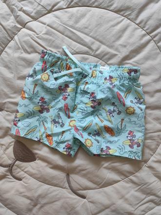 Plavky mickey mouse, h&m,62