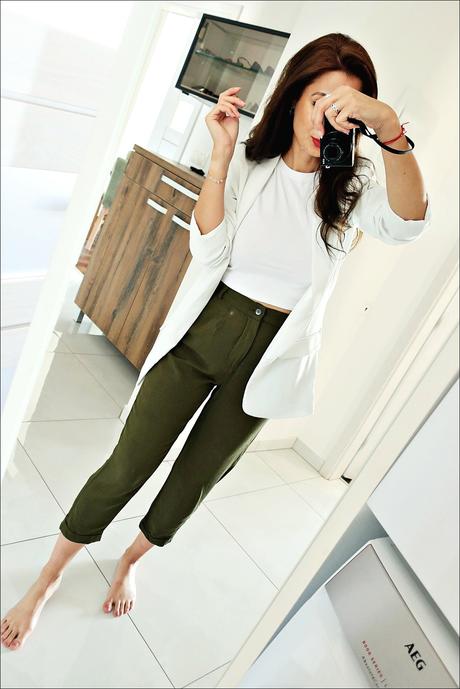 Letné khaki nohavice zara, zara,xs