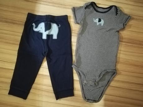 Súprava, body + teplaciky, carter's,86