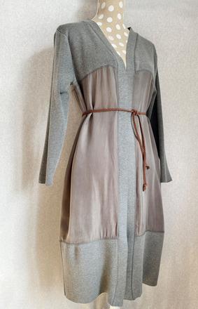 Car coat s hodvábom, s