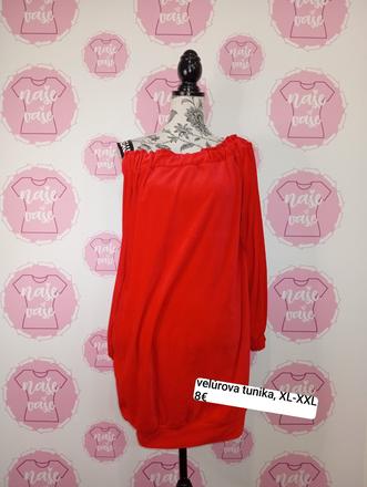 Velúrova tunika / šaty xl-xxl, xxl