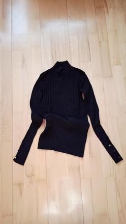 Cierny rebrovany rolak, sinsay,xs