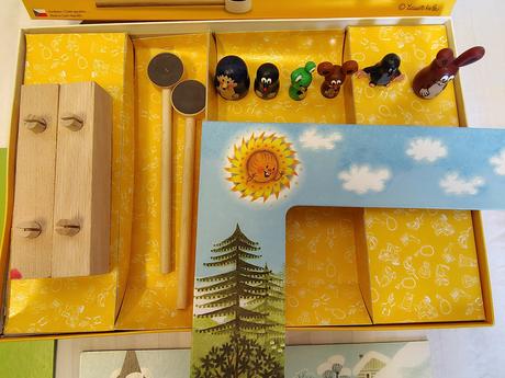 Magnetické divadlo krtko, detoa, 6 figúrok, 