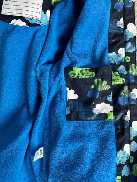 Detská zateplená bunda do dažďa č. 116, topolino,116