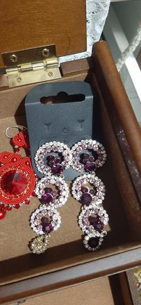 Strasove visiace nausnice, 