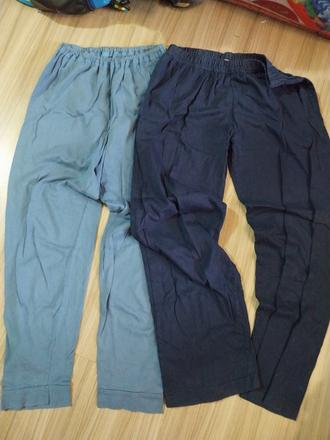 2x pyžamove nohavice, 134