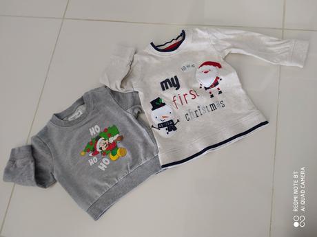 Overal, dupačky, tričká vianočne 74(6-9), 74