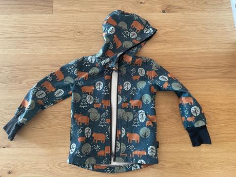 Softshellová bunda nosime kiwi 104/110, 104