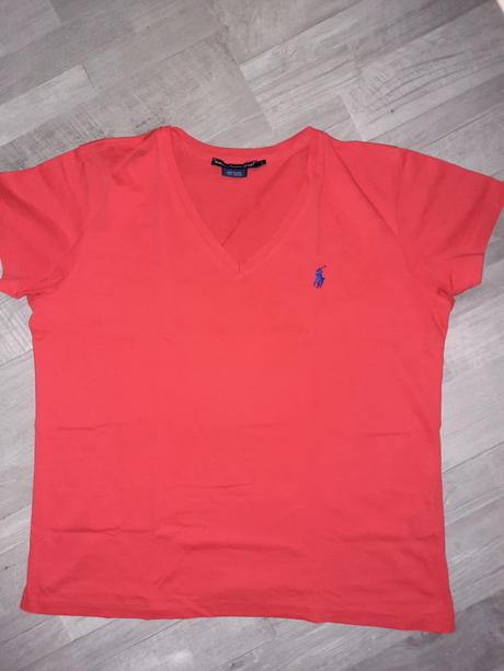 Červené tričko ralph lauren-l, ralph lauren,l
