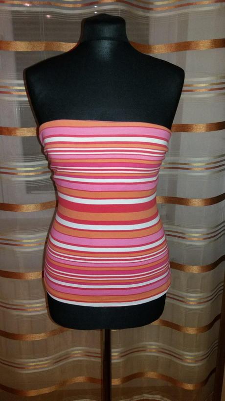 Štýlový pásikavý dámsky topík, cherokee,40