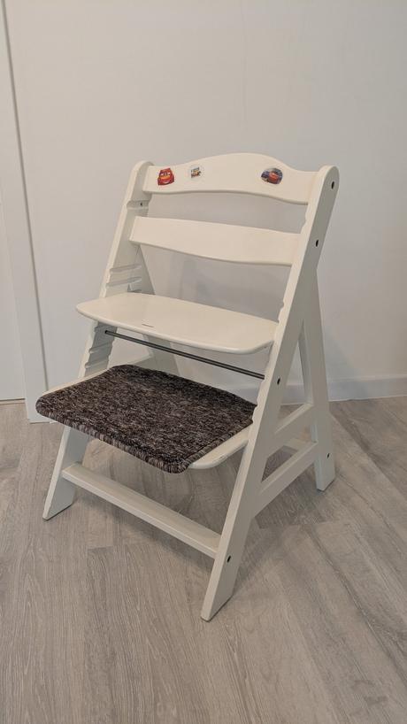 Hauck alpha+ white drevená stolička na kŕmenie, hauck