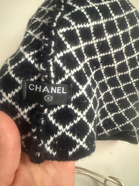 Čiapka na štýl chanel, s