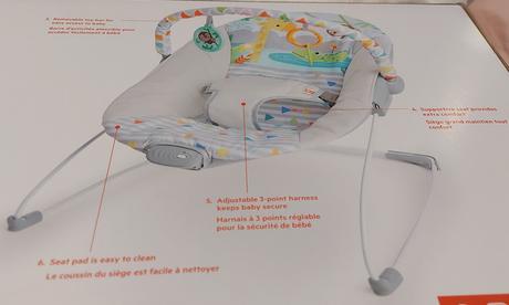 Vibrujúce lehátko bright stats, 