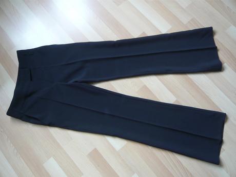 Elegantné čierne nohavice, 34