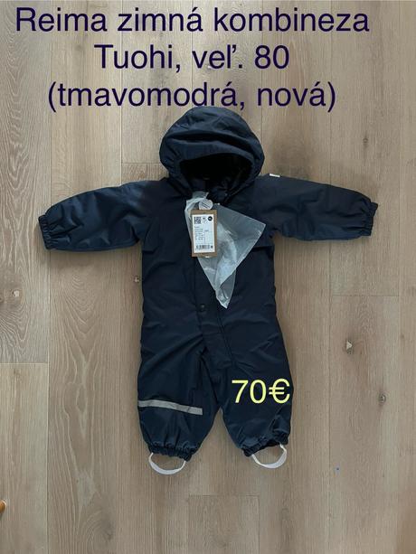 Reimatec zimná kombineza tuohi, veľ. 80, reima,80