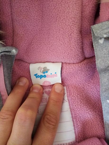 Detský overal na zimu, topomini,80