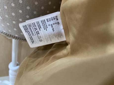 Kabát s prímesou vlny a eko kožušinkou, h&m,xs