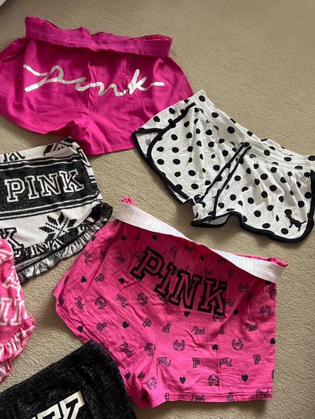 Pyžamove kratasky pink victorias secret, victoria's secret,m