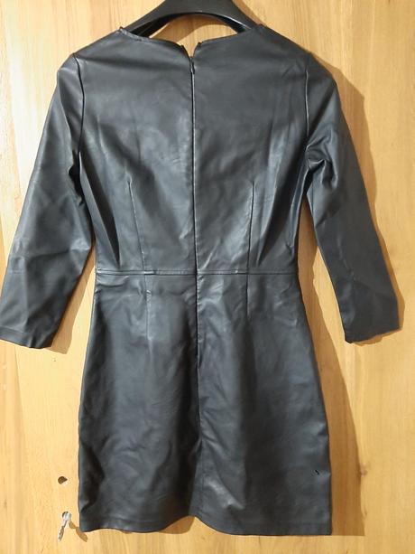 Koženkové šaty, house,m