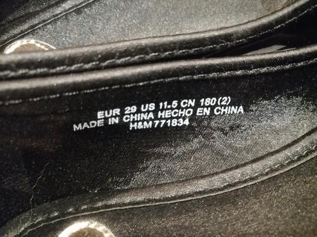 Lakovky s mašľou ham, v29, vd 17,5 cm, h&m,29