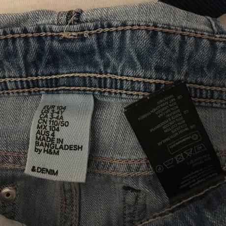 Rifle na traky, denim,104