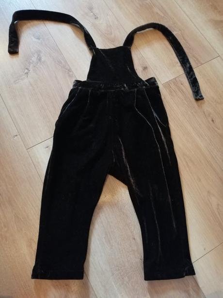 Hnedé zamatové nohavice, zara,86