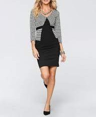 Dámske čierno-biele šaty veľ. xl/xxl, xl