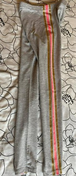 Elastické legíny s pásikmi zn. h&m v. 128/134, h&m,128