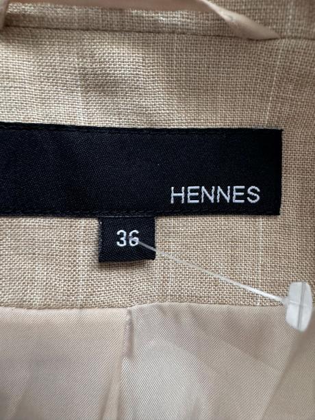 Hennes - ľanové sako, s