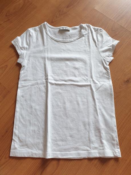Biele tricko na telesnu 134/140, 134