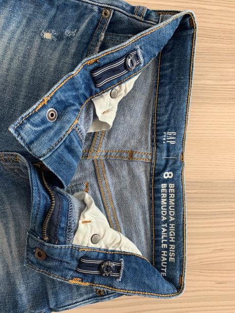 Dievčenské rifľove kraťasy gap veľ. 128, gap,128