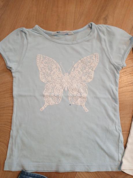 3xtricka+ riflova suknicka 110/116, h&m,110