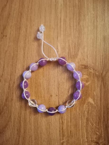 Jadeit náramok lila,