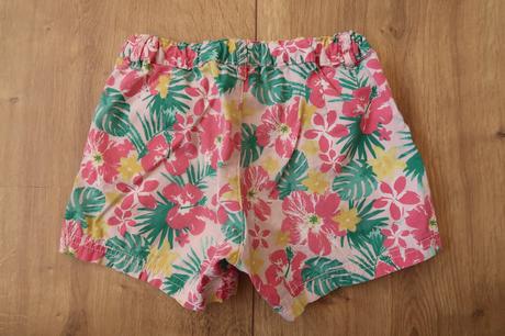 Dievčenské kraťasy / šortky ovs 104 (3-4r.) kvety, ovs,104