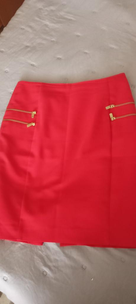 Červená sukňa, h&m,40