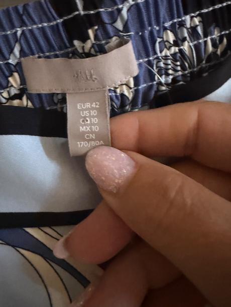 Saténové nohavice, h&m,m