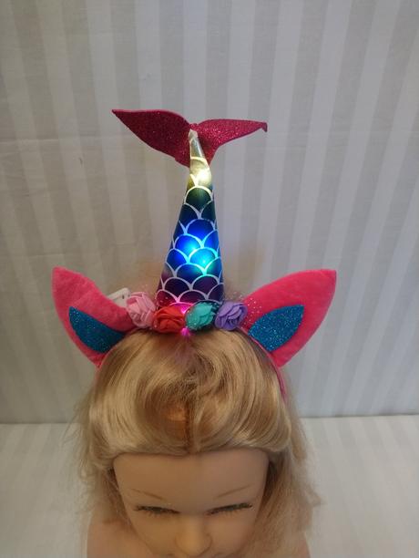 Svietiaca čelenka - morská víla č.1, 